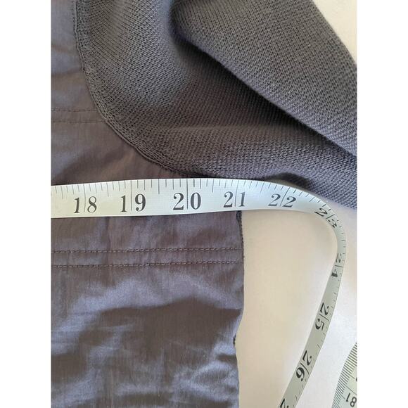 Kin by John Lewis Women’s Hybrid Zip Lightweight Jacket Dark Gray Size Medium - Picture 7 of 10